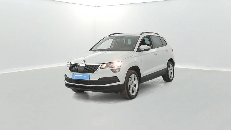 Blanc Occasion 2020 Skoda Karoq Business Line SUV | 18 090 € (Super prix) - Image 1/4