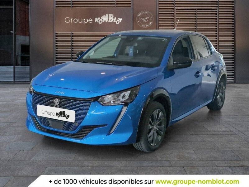 Bleu Utilisé 2022 Peugeot e-208 Citadine | 16 990 € (Prix juste) - Image 1/4