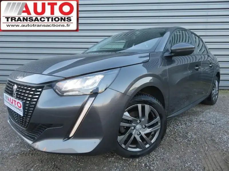 Gris Utilisé 2021 Peugeot 208 Active Citadine | 16 490 € (Prix assez cher) - Image 1/4