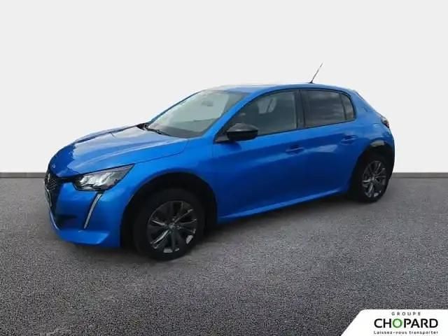 Bleu Utilisé 2022 Peugeot e-208 Citadine | 15 790 € (Bon prix) - Image 1/4