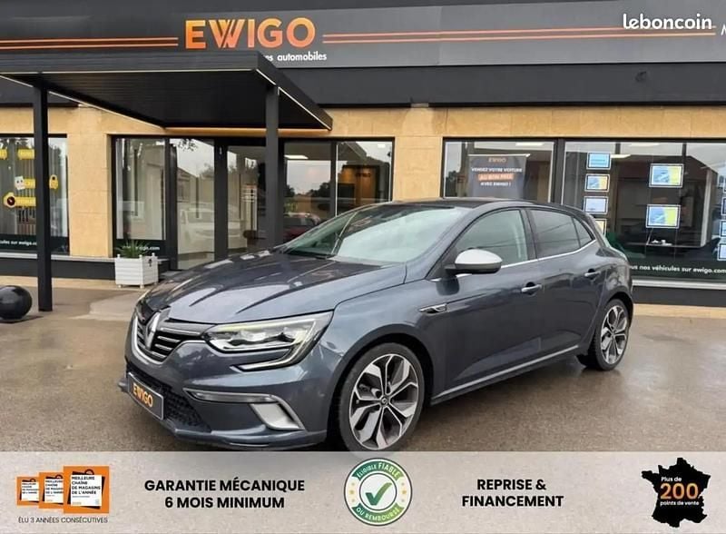 Gris Utilisé 2020 Renault Mégane GT Line GT-Line Berline | 16 490 € (Prix juste) - Image 1/4