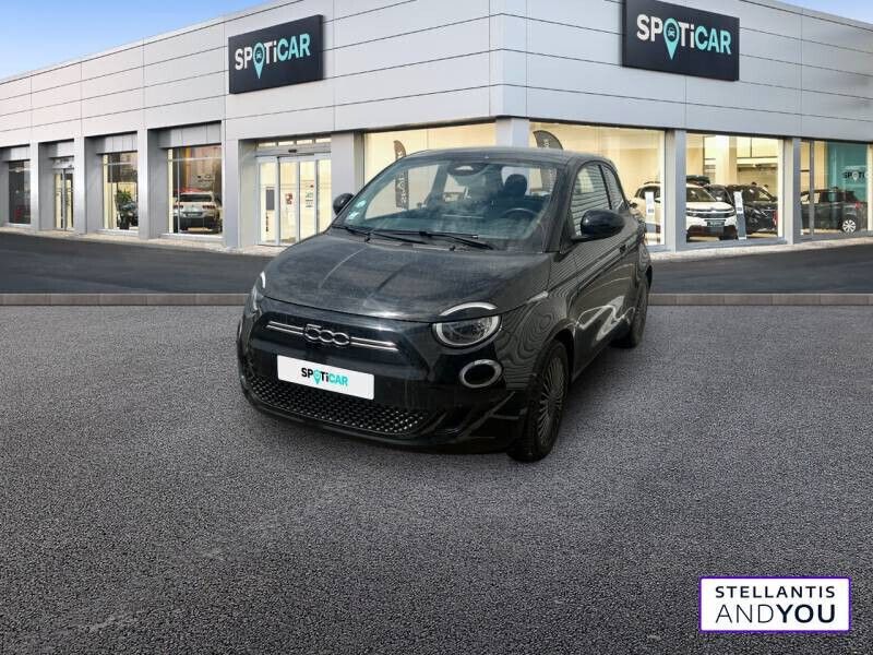 Noir Utilisé 2021 Fiat 500e Berline | 13 590 € (Bon prix) - Image 1/4
