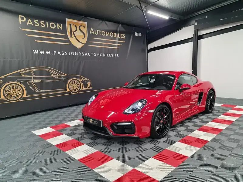 Rouge Utilisé 2015 Porsche Cayman Coupé | 82 990 € (Prix juste) - Image 1/4