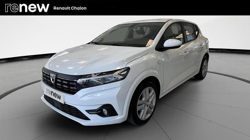 Blanc Utilisé 2021 Dacia Sandero Comfort Citadine | 10 600 € (Super prix) - Image 1/4