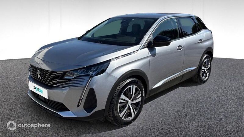 Gris Utilisé 2021 Peugeot 3008 Allure SUV | 23 990 € (Prix juste) - Image 1/4