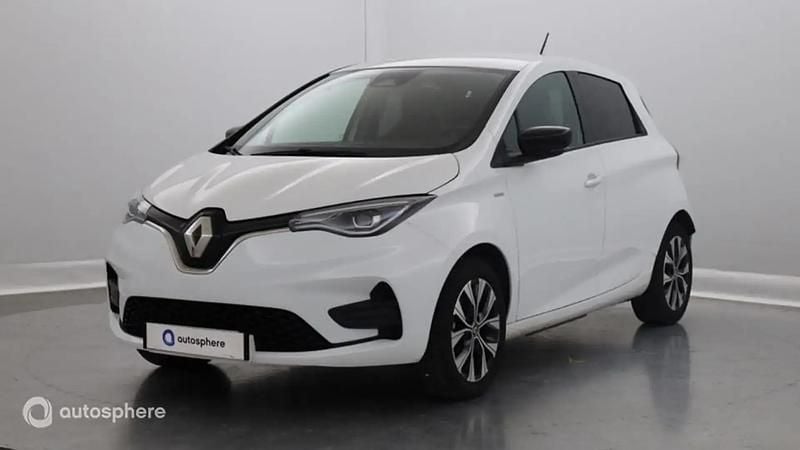 Blanc glacier Utilisé 2021 Renault Zoe LIMITED Citadine | 11 899 € (Bon prix) - Image 1/4