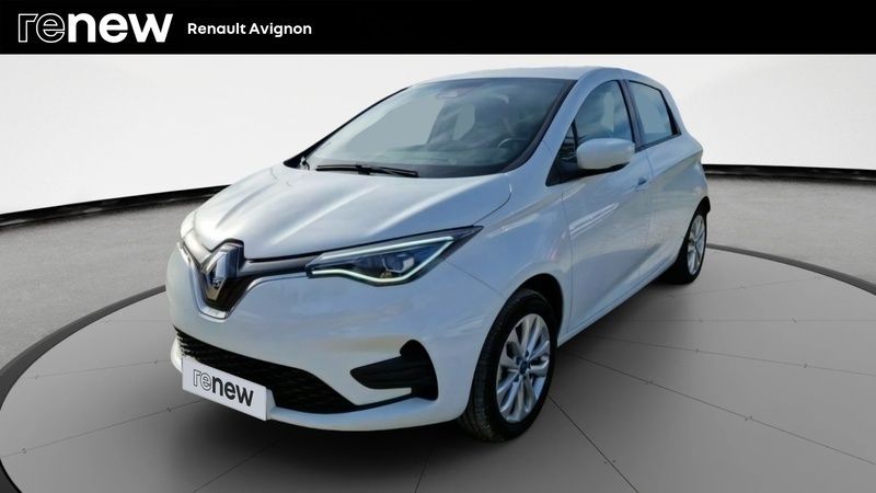 Blanc Utilisé 2020 Renault Zoe Zen Citadine | 9 999 € (Bon prix) - Image 1/4