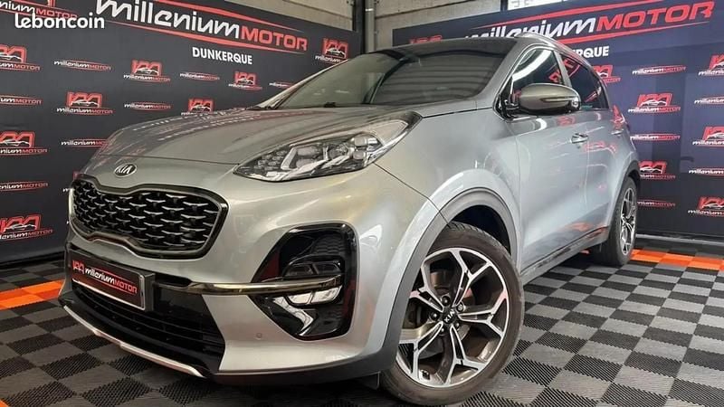 Gris Utilisé 2019 Kia Sportage GT-Line SUV | 15 490 € (Prix juste) - Image 1/4