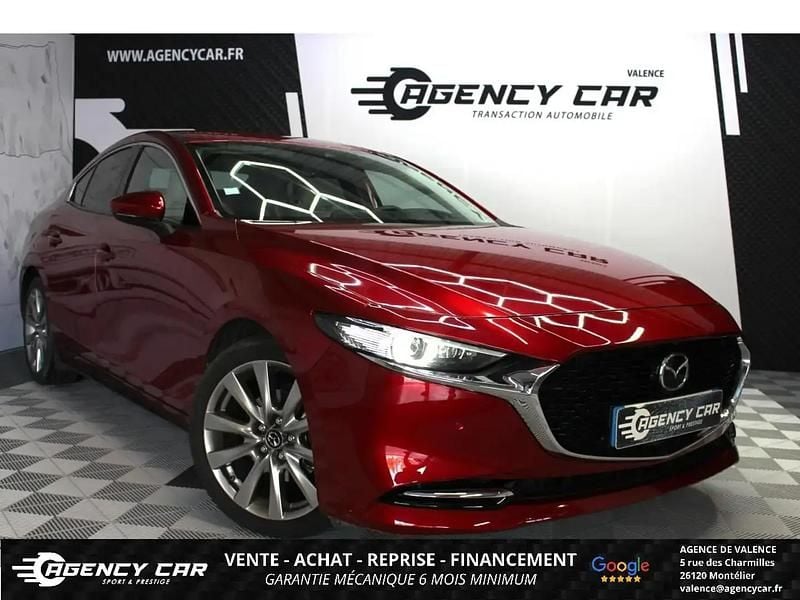 Rouge Occasion 2021 Mazda 3 Exclusive Berline | 23 690 € (Super prix) - Image 1/4