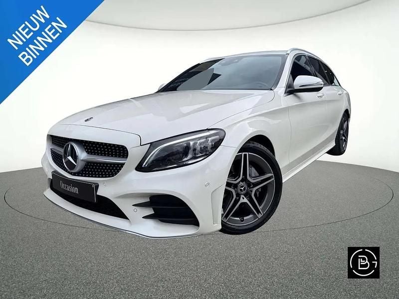 Blanc Utilisé 2021 Mercedes C180 AMG line Break | 25 990 € (Prix juste) - Image 1/4