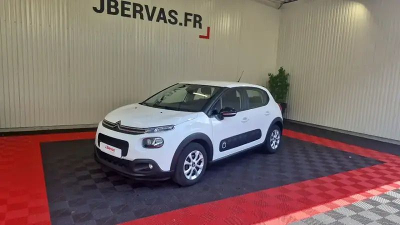 Blanc Utilisé 2019 Citroën C3 Feel Citadine | 7 790 € - Image 1/4