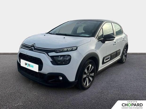 Blanc Utilisé 2022 Citroën C3 Shine Citadine | 10 900 € (Prix juste) - Image 1/4