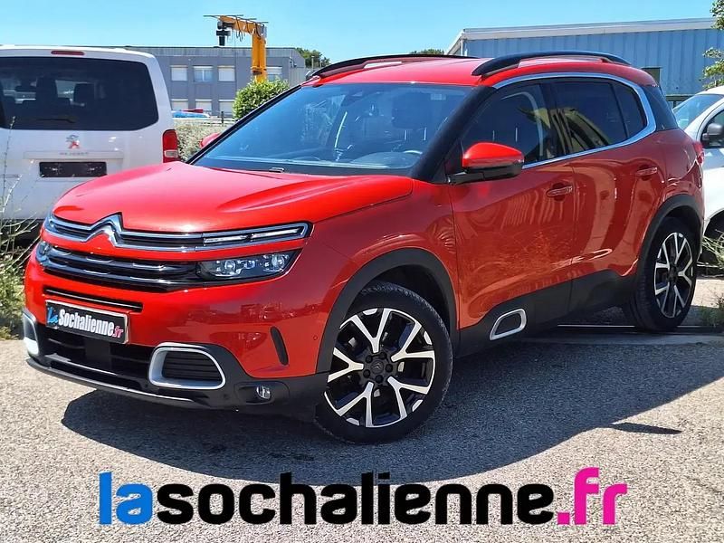 Rouge Utilisé 2021 Citroën C5 Aircross Shine SUV | 18 980 € (Prix juste) - Image 1/4