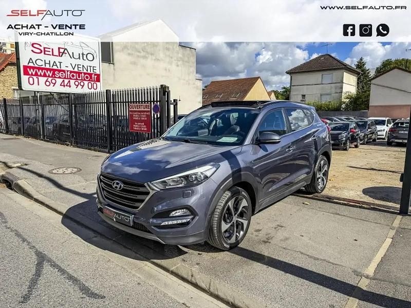Gris Utilisé 2016 Hyundai Tucson SUV | 13 900 € (Prix assez cher) - Image 1/4