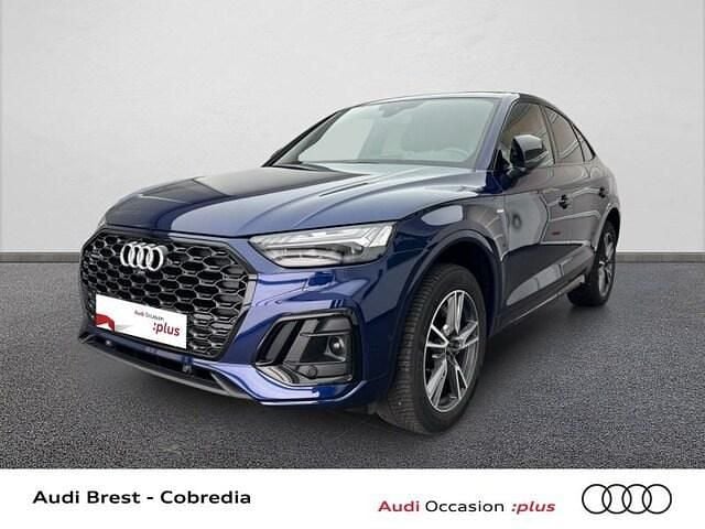 Bleu navarre métallisé Utilisé 2023 Audi Q5 S-Line SUV | 51 990 € (Prix assez cher) - Image 1/4