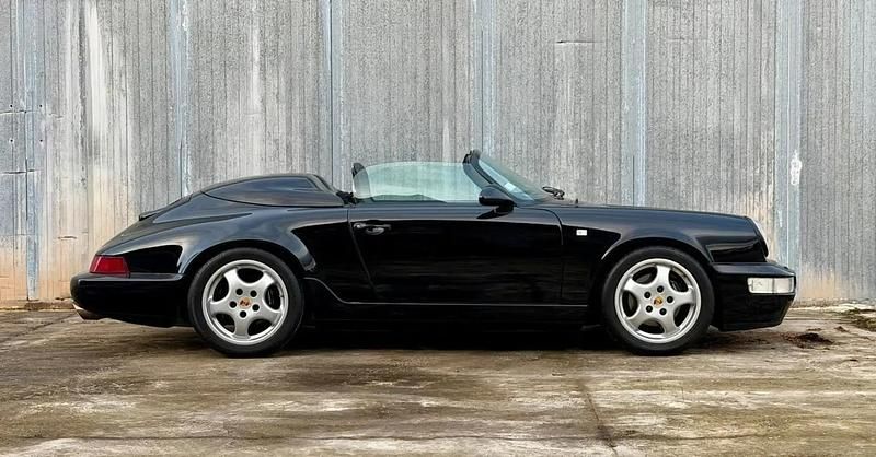 Noir Occasion 1993 Porsche 964 Cabriolet | 199 900 € - Image 1/4