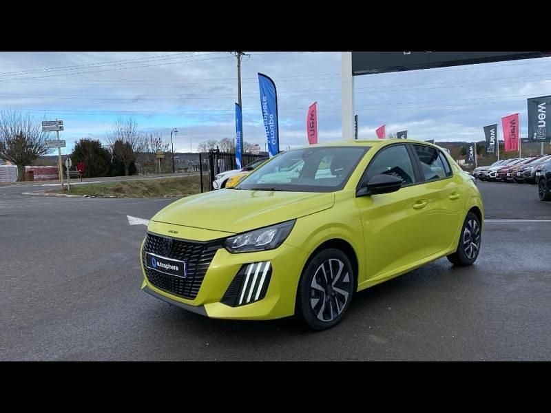 Occasion Peugeot 208 Active 100 ch (73 kW) 2024 Jaune Citadine