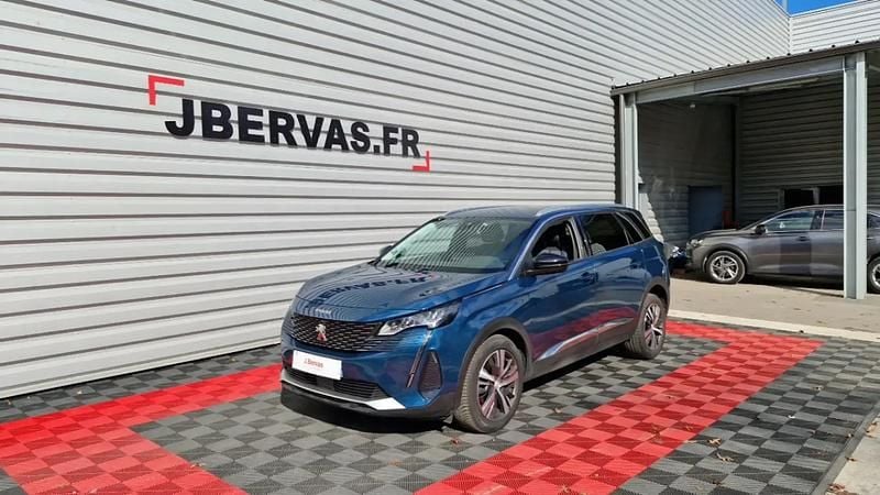 Bleu Utilisé 2022 Peugeot 5008 Allure Monospace | 18 590 € (Bon prix) - Image 1/4
