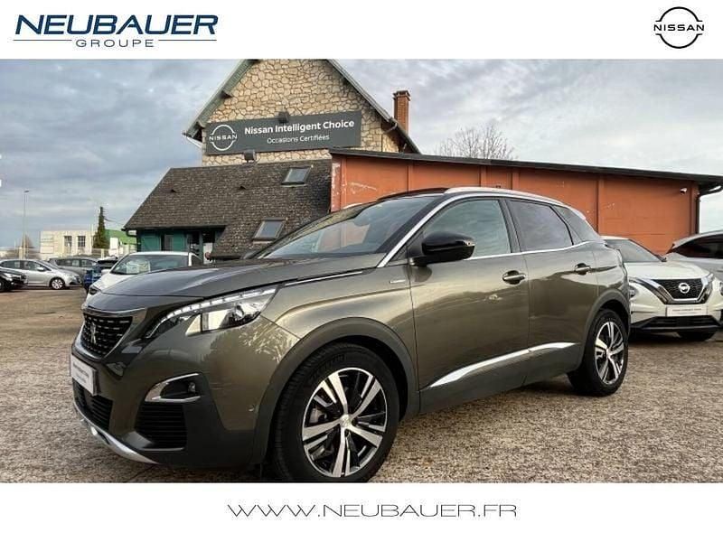 Noir Utilisé 2020 Peugeot 3008 GT-line SUV | 20 890 € (Prix juste) - Image 1/4
