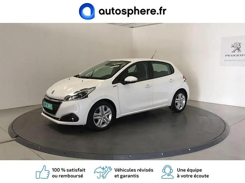 Blanc Utilisé 2018 Peugeot 208 Signature Sky Citadine | 12 880 € (Prix cher) - Image 1/4