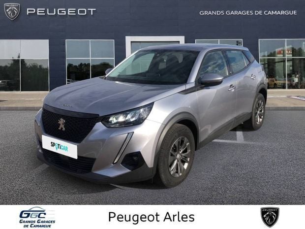 Gris Utilisé 2021 Peugeot 2008 Active SUV | 14 970 € (Bon prix) - Image 1/4