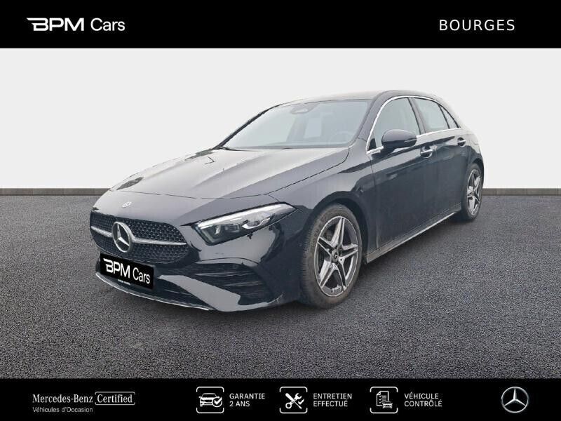 Noir Utilisé 2024 Mercedes A200 AMG line Berline | 36 490 € (Prix juste) - Image 1/4