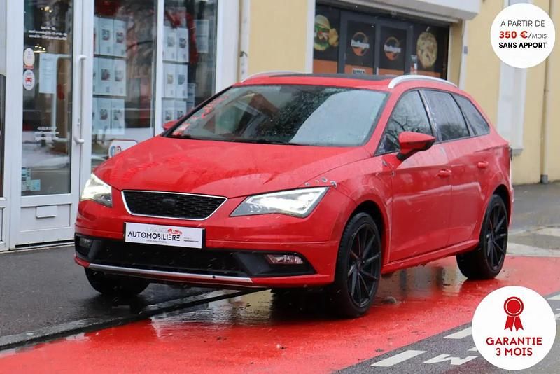 Rouge Occasion 2015 Seat Leon Citadine | 11 990 € (Prix juste) - Image 1/4