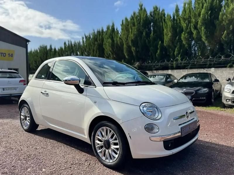 Blanc Utilisé 2014 Fiat 500 Lounge Berline | 6 490 € (Prix juste) - Image 1/4