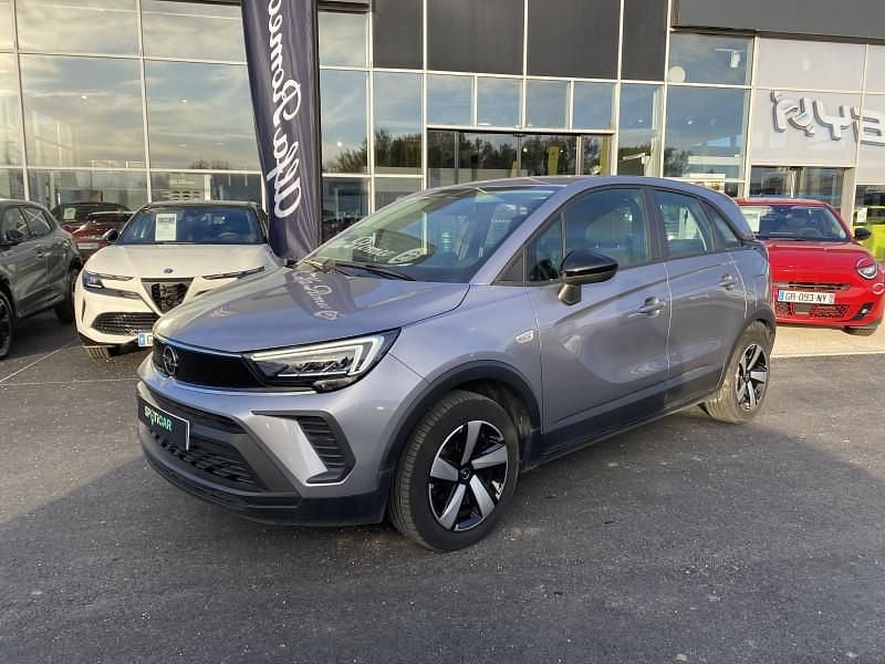 Gris platinium métallisée Occasion 2022 Opel Crossland X Edition SUV | 10 890 € (Bon prix) - Image 1/4