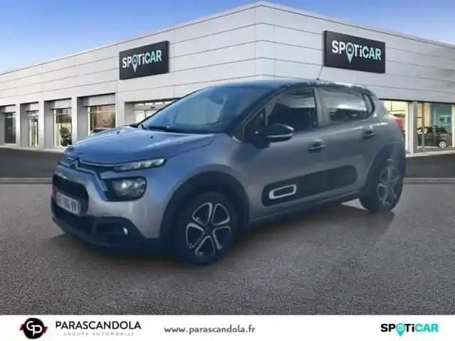 Gris acier (m) noir onyx Utilisé 2022 Citroën C3 Shine Berline | 13 490 € - Image 1/4