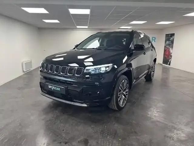 Noir alfa Occasion 2025 Jeep Compass SUV | 36 490 € (Prix cher) - Image 1/4