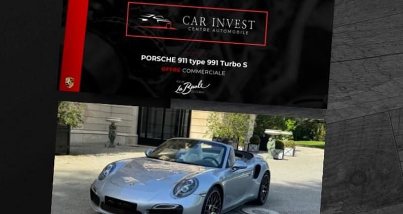 Gris Occasion 2014 Porsche 911 Turbo S Coupé | 144 900 € - Image 1/4