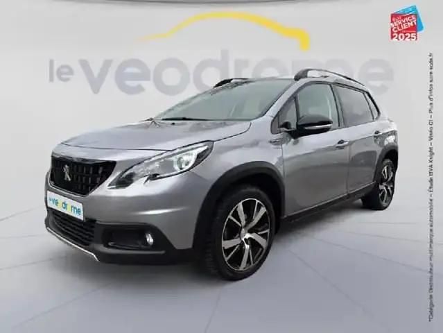 Gris Occasion 2019 Peugeot 2008 GT-line SUV | 12 999 € (Super prix) - Image 1/4