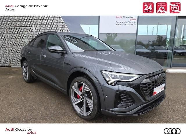 Gris daytona nacré Occasion 2024 Audi Q8 Sportback e-tron S-Line SUV | 55 900 € (Prix assez cher) - Image 1/4