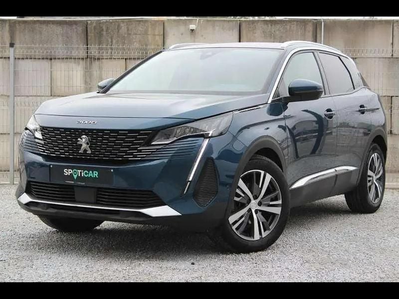 Bleu Utilisé 2021 Peugeot 3008 Allure Berline | 19 995 € (Prix juste) - Image 1/4