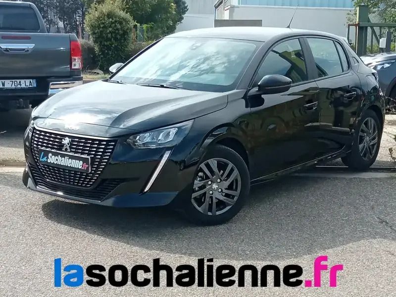 Noir Utilisé 2021 Peugeot 208 Active Citadine | 13 580 € (Prix juste) - Image 1/4