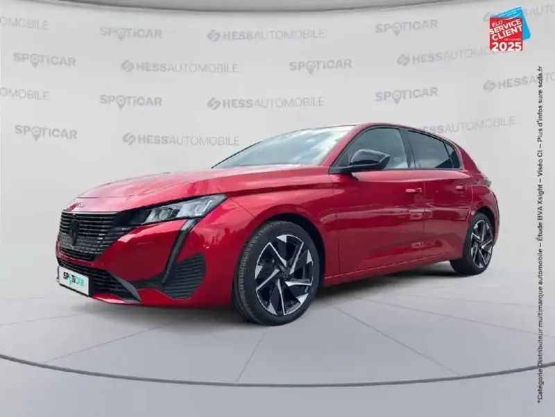 Rouge Utilisé 2022 Peugeot 308 Allure Berline | 21 999 € (Prix cher) - Image 1/4