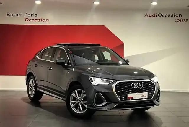 Gris daytona nacré Utilisé 2022 Audi Q3 Sportback S-Line SUV | 39 480 € - Image 1/4