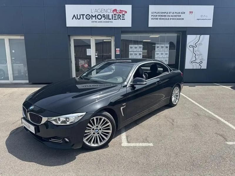 Noir Occasion 2015 BMW 420 Luxury Line Cabriolet | 19 490 € - Image 1/4