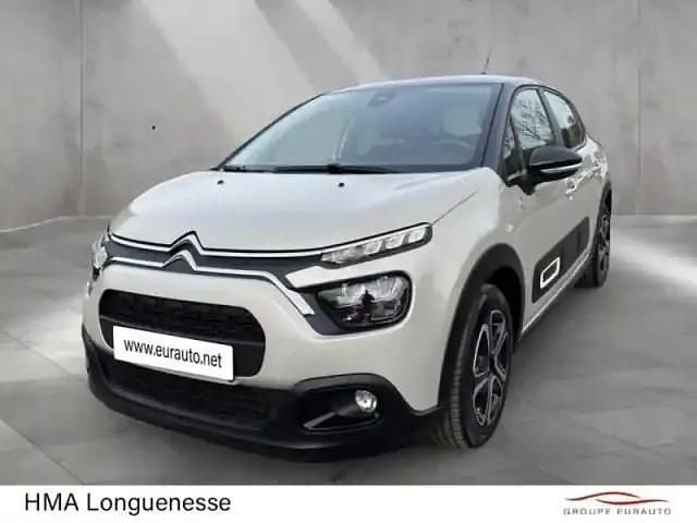 Noir Utilisé 2023 Citroën C3 PureTech Citadine | 10 990 € (Bon prix) - Image 1/4