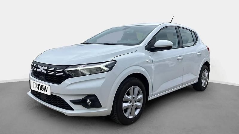 Blanc Utilisé 2024 Dacia Sandero Expression Citadine | 16 299 € (Prix juste) - Image 1/4