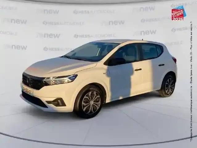 Blanc Occasion 2022 Dacia Sandero Essentiel Berline | 9 999 € (Super prix) - Image 1/4