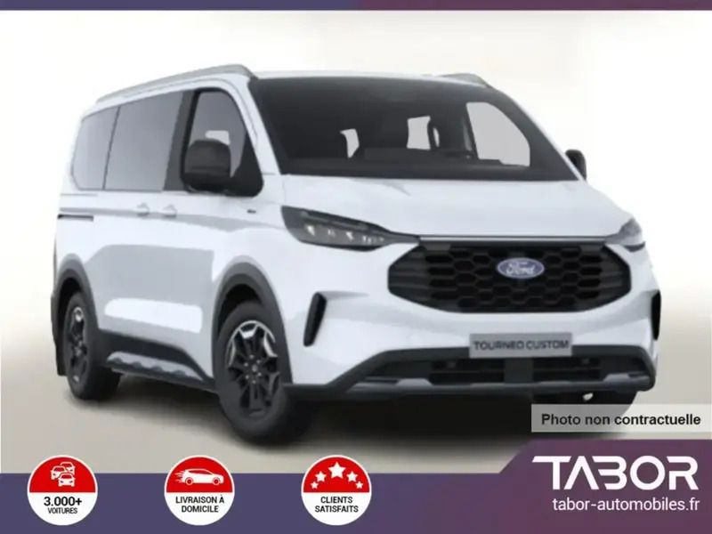 Blanc Nouvelle 2025 Ford Tourneo Custom Active Monospace | 51 215 € - Image 1/4