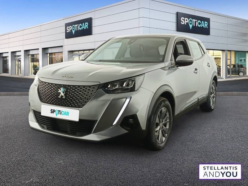 Gris Utilisé 2021 Peugeot e-2008 Business-Line SUV | 15 790 € (Prix juste) - Image 1/3