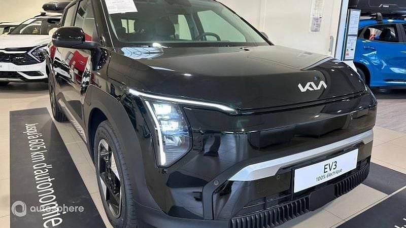 Noir Nouvelle 2025 Kia EV3 SUV | 33 890 € (Super prix) - Image 1/4