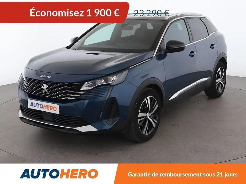 Bleu Utilisé 2020 Peugeot 3008 GT SUV | 21 390 € (Prix juste) - Image 1/2