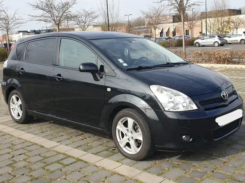 Noir Utilisé 2007 Toyota Corolla Verso Sol Monospace | 4 490 € - Image 1/4
