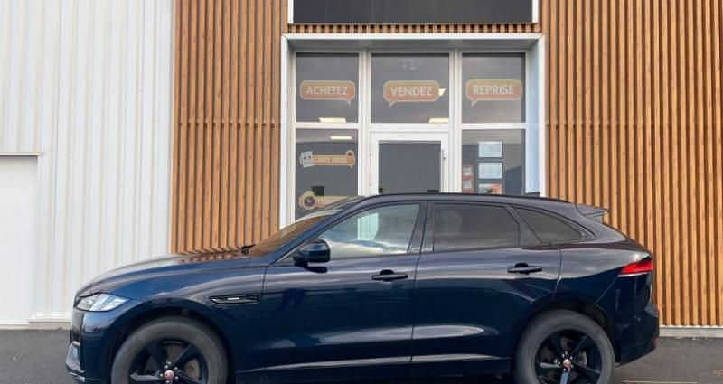 Bleu Utilisé 2019 Jaguar F-Pace R-Sport SUV | 26 780 € (Super prix) - Image 1/4