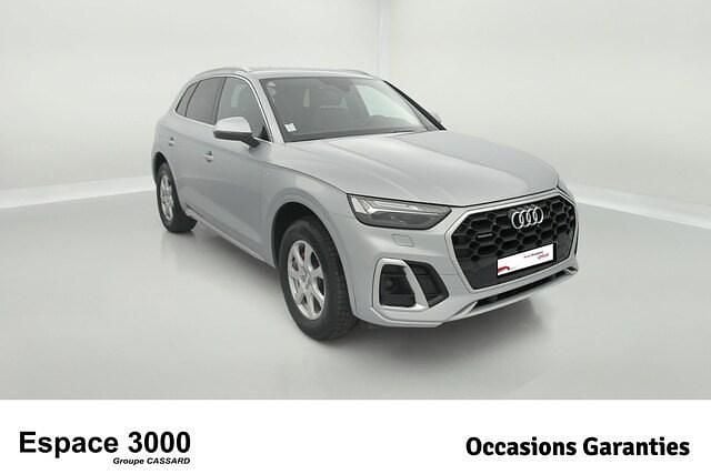 Argent fleuret métallisé Occasion 2021 Audi Q5 S-Line SUV | 33 990 € (Bon prix) - Image 1/4