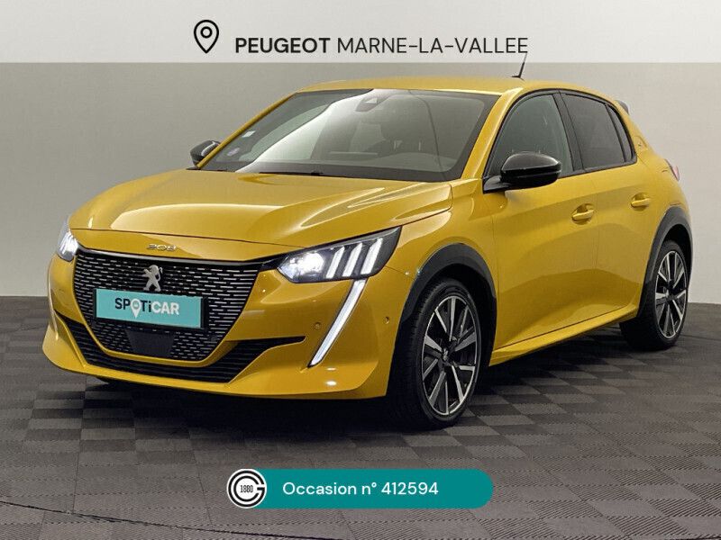 Jaune Utilisé 2021 Peugeot 208 Business-Line Citadine | 14 980 € (Prix assez cher) - Image 1/4